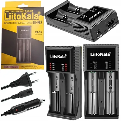 Zdjęcie produktu dla Liitokala LII-PL2 ŁADOWARKA do 2 akumulatorków AA AAA AC + zapalniczka 12V
