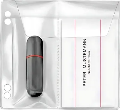 Produktbild von USB Stick-Hülle, PVC-Folie, transparent