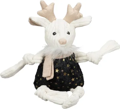 Produktbild von HuggleHounds Hundespielzeug Celebration Reindeer, Größe: S