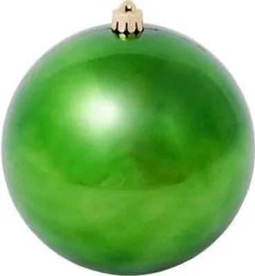 Produktbild von B&S Weihnachtskugel Bruchfest | grün | 20 cm | Kunststoff