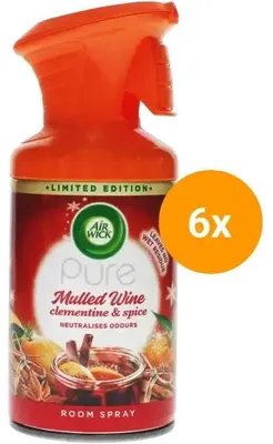 Zdjęcie produktu dla Odświeżacz powietrza w sprayu Airwick – Glühwein – opakowanie zbiorcze zawierające 6 sztuk