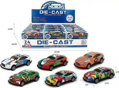 Produktbild von Metallautos (24 Stück) (Spielzeug, Fahrzeuge)