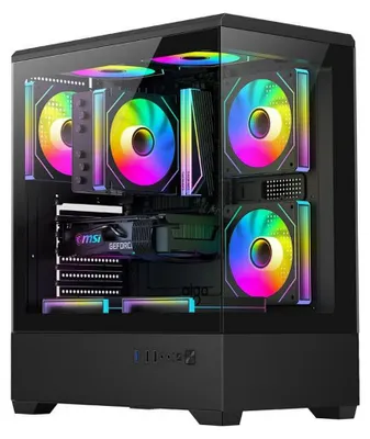 Produktbild von darkFlash - C365 BLK +5F - Computergehäuse