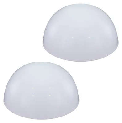 Produktbild von 2er Set Moderne LED Halbkugel Solarleuchte für den Garten