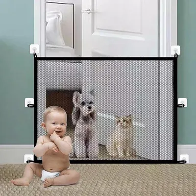 Obrázok produktu pre Prenosná skladateľná ohrada pre psov, 110 x 72 cm, kovová