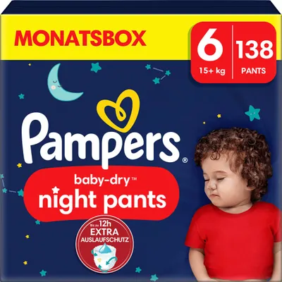 Obrázek produktu pro Pampers Baby Dry Night Pants Gr. 6 (15+ kg) 138 St.
