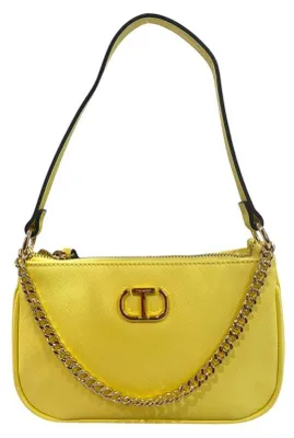 Produktbild von Twinset Damen Schultertasche in Gelb
