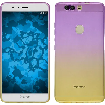Produktbild von PhoneNatic Case kompatibel mit Huawei Honor V8 - Design:05 Silikon Hülle Ombrè + 2 Schutzfolien
