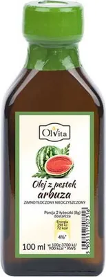 Produktbild von Wassermelonenkernöl, kaltgepresst und roh 100ml OLVITA