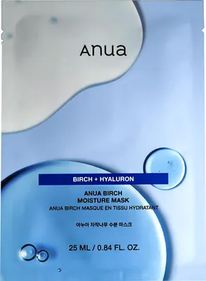 Immagine prodotto di Anua Maschera idratante alla betulla 25 ml