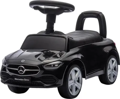 Produktbild von Bandits & Angels Mercedes-Benz C-Klasse Kinderauto, schwarz, ab 1 Jahr, für Jungen und Mädchen – mit Hupe und Stauraum – Kinderauto
