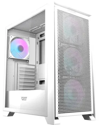 Produktbild von Gehäuse ohne Netzteil – DARKFLASH DRX70 MESH – Midi-Tower – ATX-Formfaktor – Weiß