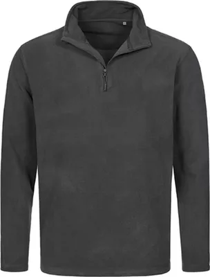 Produktbild von Stedman ST5020 | Active Fleece Half Zip / Herren Sweatshirt | | WRAP - Farbe: Grey Steel (Solid) - Größe: XL