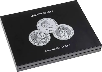 Produktbild von Münzkassette VOLTERRA für 11 Silbermünzen 2 oz Queen’s Beasts