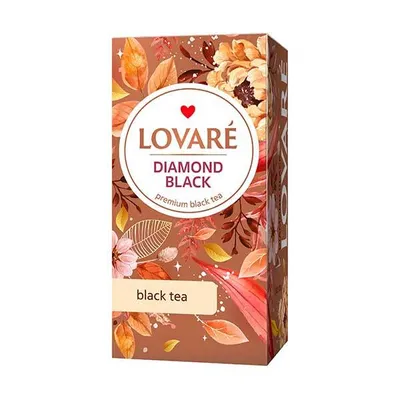 Immagine prodotto di Tè nero LOVARÉ Diamond 48g (24 bustine, tè nero)