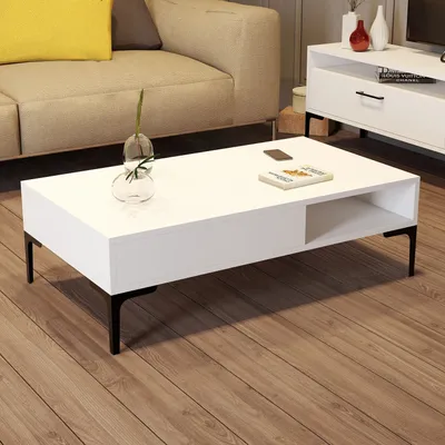Produktbild von Skye Decor, Istanbul - White, Couchtische, Weiß, 105 x 32,6 x 60 cm