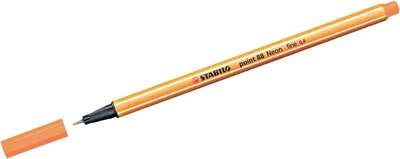 Produktbild von Fineliner - STABILO point 88 - Einzelstift - Neonfarbe, leuchtfarbenorange