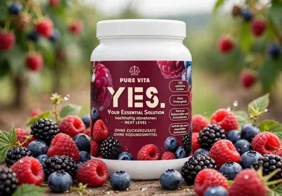 Obrázek produktu pro YES Diätní proteinový nápoj s ovocem lesního druhu I 100% přírodní složení I 100% zdravé