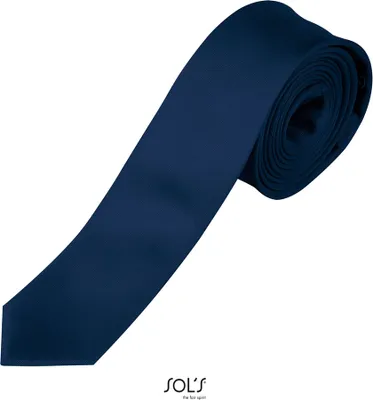 Immagine prodotto di SOLs 00598 | Cravatta Slim Cravatta Gatsby - Colore: French Navy - Dimensioni: 152 x 5 cm