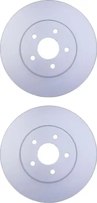 Produktbild von 2 Bremsscheiben innenbelüftet Ø 63,5 mm 24 mm HELLA für u.a. FORD MONDEO