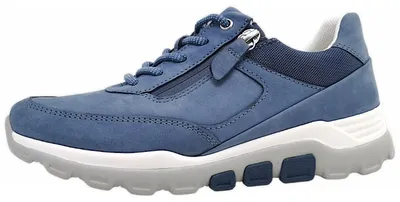 Immagine prodotto di Scarpe da donna Gabor Comfort, modello stringato, adatte a solette personalizzate, colore blu, ideali per il tempo libero