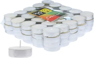 Produktbild von Emocio Lights Teelichter, 4 Stunden, 100 Stü ck