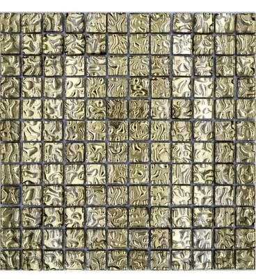 Produktbild von Glasmosaik Gold Fliesen Fliesenspiegel Wanddekor Mosaik Spritzschutz Bad Küche MOS78-8GO3_f