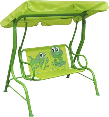 Produktbild von Eleganter Kinder-Hollywoodschaukel Grün GermanyMöbel 41355 - Hollywoodschaukeln