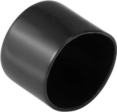 Produktbild von Vinyl-Endkappen-Set 4er für Schraubdurchmesser 40 mm - Schutz für Schrauben - Schwarz