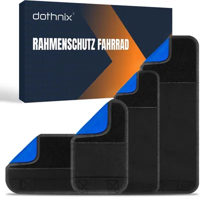 Produktbild von Fahrradrahmenschutz Set, 4 transparente Schutzaufkleber, universal für Mountainbike und Citybike