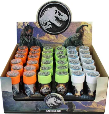 Produktbild von Jurassic World Seifenblasen im 32er Display - 60 ml