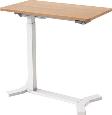 Produktbild von ESMART EAC-121WM 70 x 40 cm Ahorn-Nachbildung Elektrisch höhenverstellbarer C-Schreib-Tisch Stufenlos höhenverstellbar 65-103 cm Beistelltisch