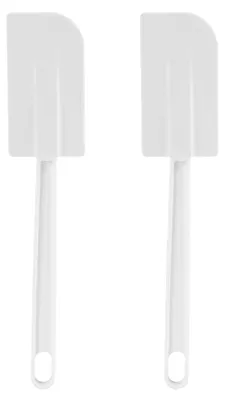 Produktbild von 2-teiliges Silikonspatel-Set, Teigschaber, hitzebeständig bis 315 °C, flexibel mit ergonomischem Griff, BPA-frei, spülmaschinenfest