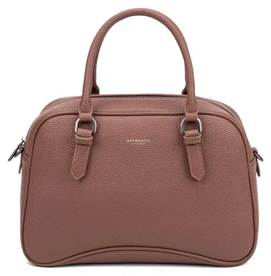 Obrázok produktu pre Kabelka Diana&Co z Vegánskej Kože so Zipsom a Odnímateľným Popruhom Black B UNICA 34x22x16 cm 851-1PT-BLACK