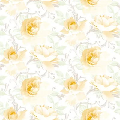 Produktbild von Airlaid Tischdecke Rosalie in Gelb, 80 x 80 cm, 20 Stück - Mank - Mitteldecke Floral Rosen Blumen