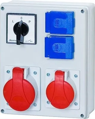 Zdjęcie produktu dla Rozdzielnica R-240 16A 5p 32A 5p 2x230V L/P