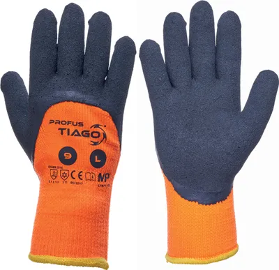 Obrázek produktu pro Zateplené zimní pracovní rukavice TIAGO r.10