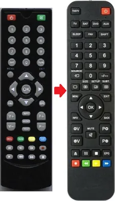 Produktbild von Ersatz Fernbedienung für Alden Libertas HD CI+ Digital