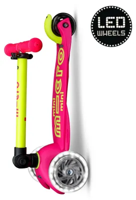 Produktbild von Micro Mini Micro – faltbare LED-Leuchte, rosa/gelb