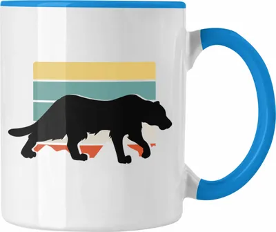 Produktbild von Trendation - Gepard Tasse Geschenk Retro (Blau)