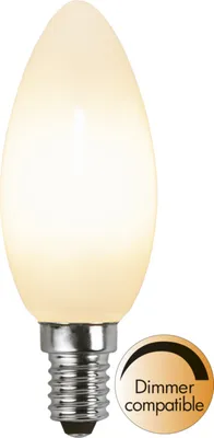 Immagine prodotto di Lampadina LED a filamento opaco E14 5W 450lm dimmerabile bianco caldo opaco