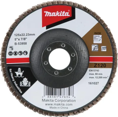 Image de Makita disque à tronçonner 125 x 22,23mm 125 x 22,23mm - applications industrielles
