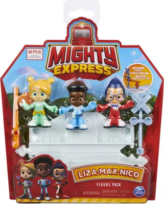 Immagine prodotto di Spin Master Mighty Express Liza Max Nico Set di figure