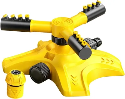 Immagine prodotto di Irrigatore per giardino - Irrigatore per prato - Sistema di irrigazione per il prato - Rotazione a 360 gradi - Copertura da 60-80 m² - Classe A