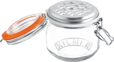 Produktbild von Kilner - Vorratsglas Bügelverschluß + Käsereibe