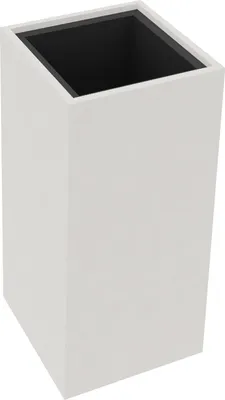 Produktbild von Pflanzgefäß 1er hoch B380xT380H800mm Weiß