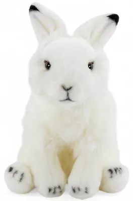 Produktbild von Carl Dick Hase sitzend weiß, Schneehase, ca. 30cm 3556 Kuscheltier, Plüschtier, Stofftier