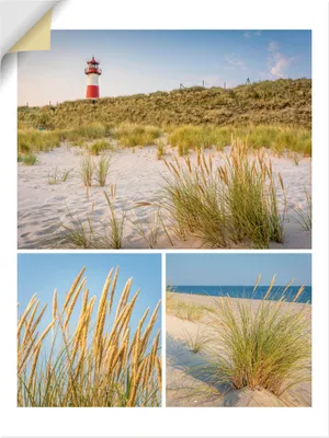 Produktbild von ARTland Wandbild, selbstklebend Träume vom Meer: List-Ost auf Sylt Größe: 30x40 cm