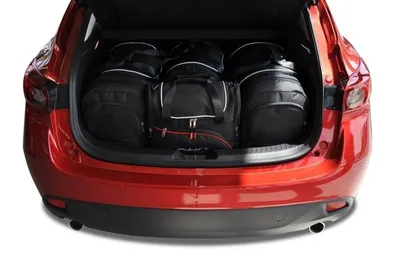 Obrázok produktu pre Tašky do kufra MAZDA 3 HATCHBACK 2013-2018 4ks KJUST
