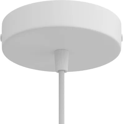 Immagine prodotto di Creative-Cables Kit rosone cilindrico in Metallo  Bianco Opaco - Serracavo Conico